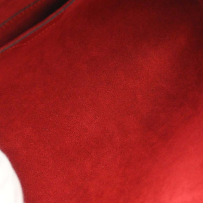 Louis Vuitton Red Epi Soufflot Handbag M52227