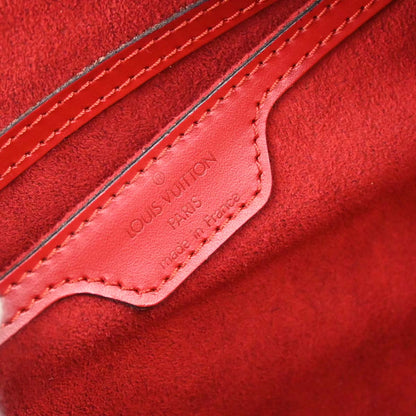 Louis Vuitton Red Epi Soufflot Handbag M52227