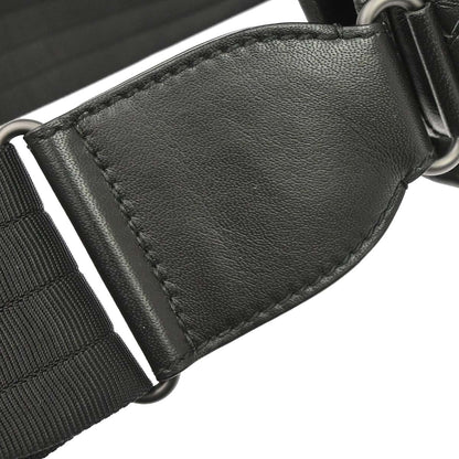 Bottega Veneta Black Lambskin Intrecciato Shoulder Bag