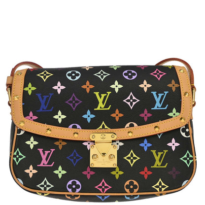 Louis Vuitton Black Monogram Multicolor Sologne Shoulder M92639