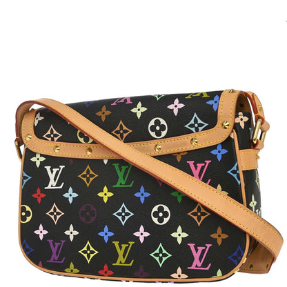 Louis Vuitton Black Monogram Multicolor Sologne Shoulder M92639