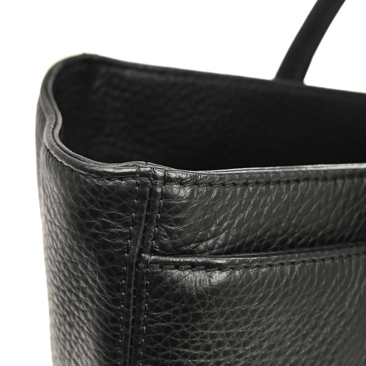 Chanel Black Deerskin Executive Cerf 2way Shoulder Tote Bag