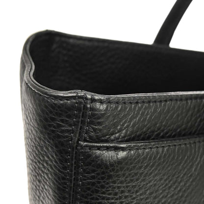 Chanel Black Deerskin Executive Cerf 2way Shoulder Tote Bag