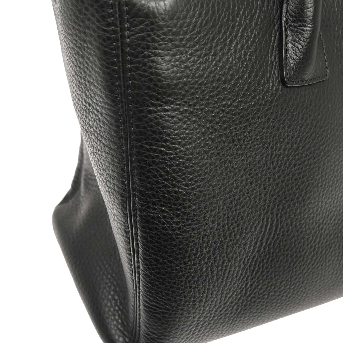 Chanel Black Deerskin Executive Cerf 2way Shoulder Tote Bag