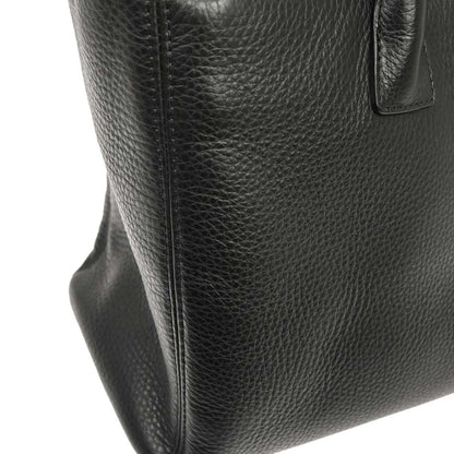 Chanel Black Deerskin Executive Cerf 2way Shoulder Tote Bag
