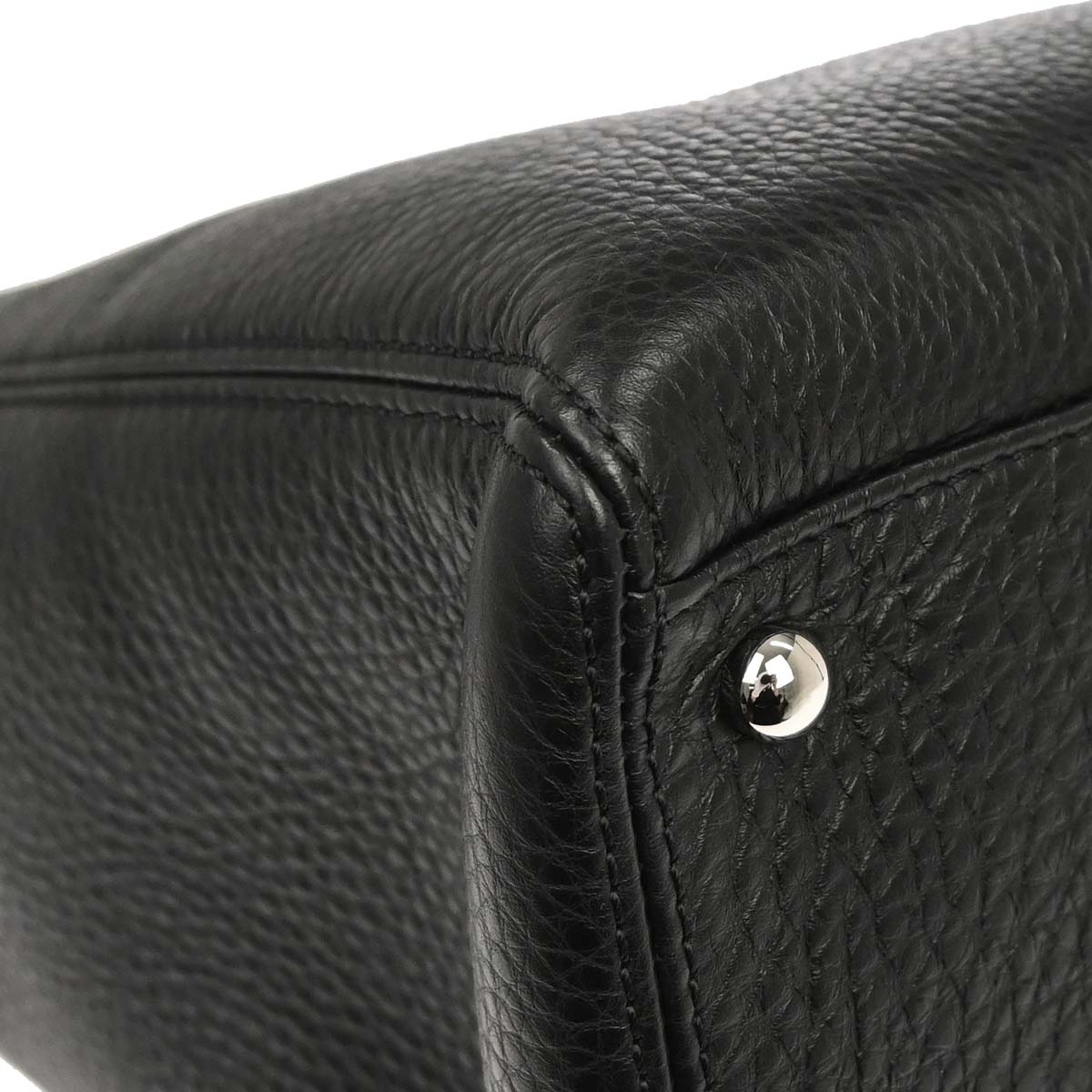 Chanel Black Deerskin Executive Cerf 2way Shoulder Tote Bag