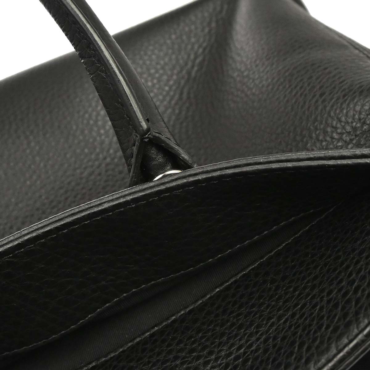 Chanel Black Deerskin Executive Cerf 2way Shoulder Tote Bag