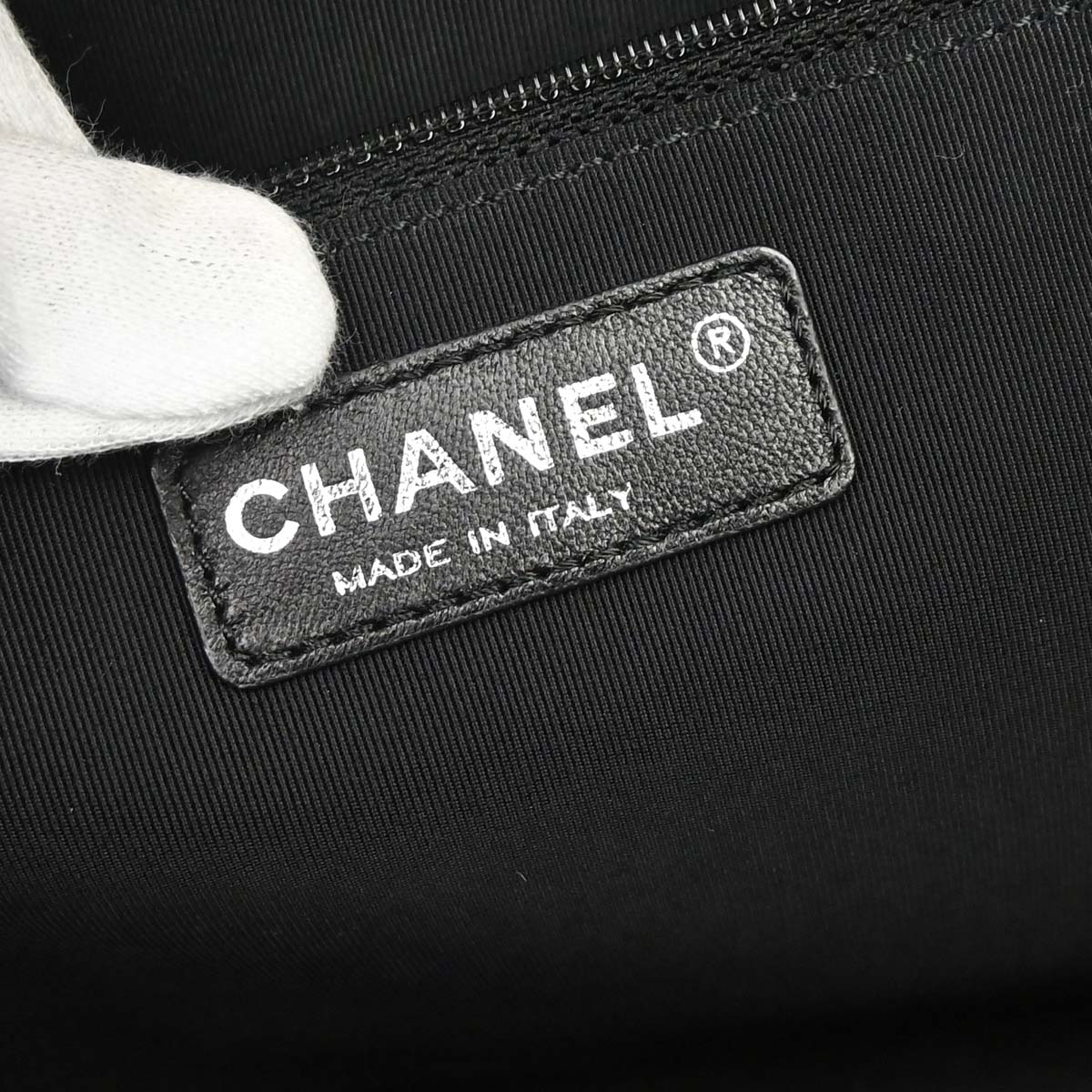 Chanel Black Deerskin Executive Cerf 2way Shoulder Tote Bag