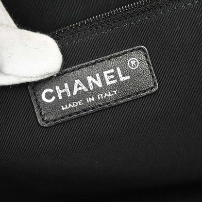 Chanel Black Deerskin Executive Cerf 2way Shoulder Tote Bag