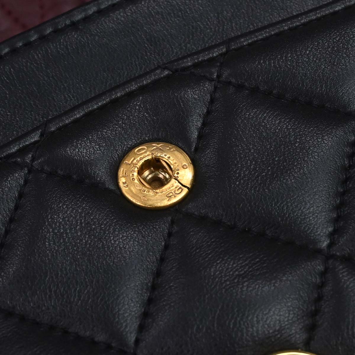 Chanel 1994-1996 Black Lambskin Small Classic Double Flap Shoulder Bag