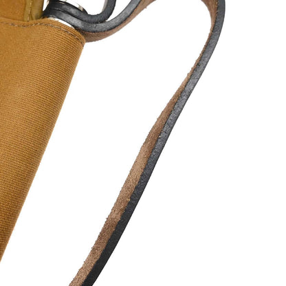 Hermes Brown Toile Officier Cabag PM 2way Shoulder Handbag