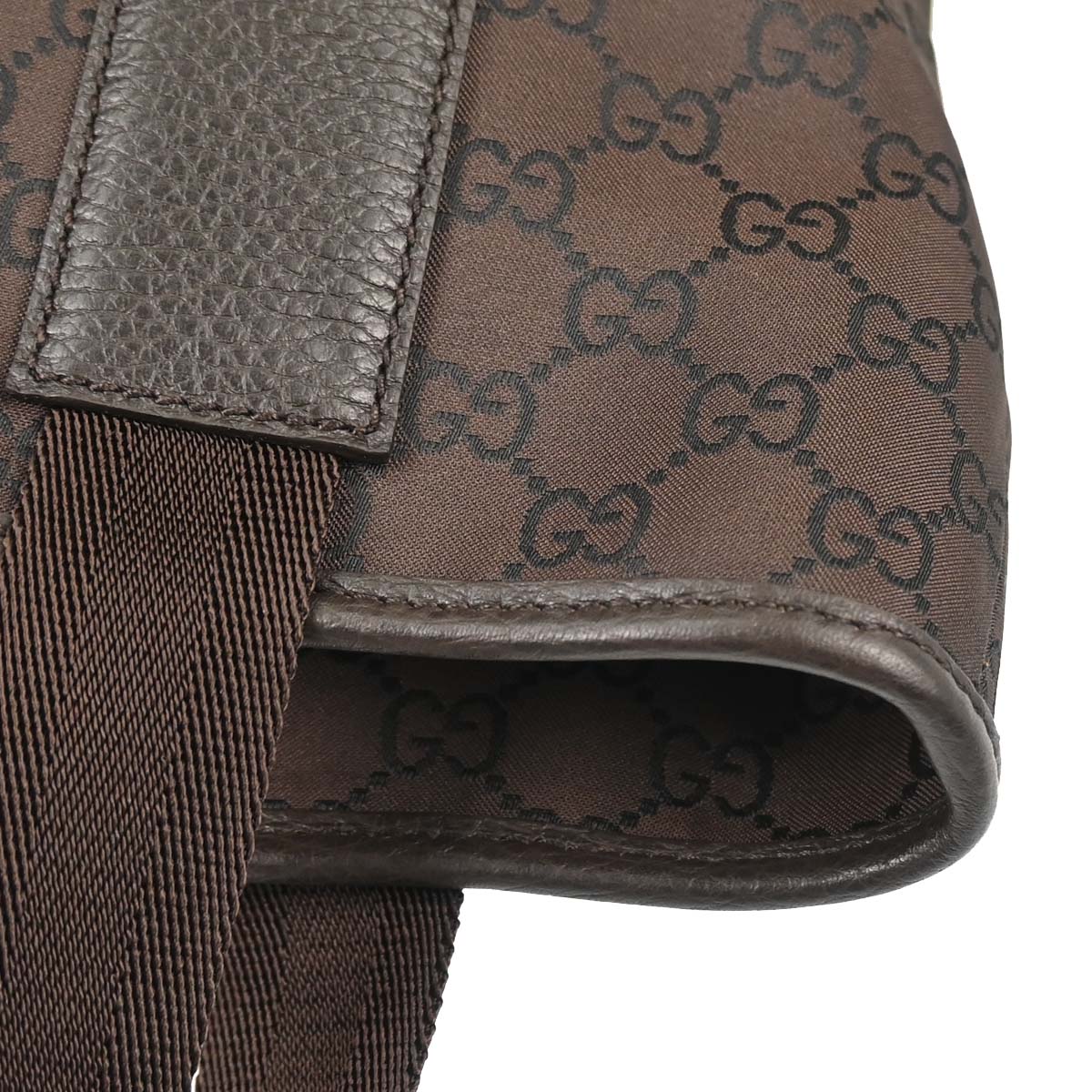 Gucci Brown Canvas GG Tote Handbag