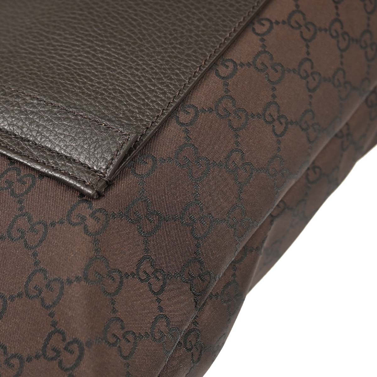 Gucci Brown Canvas GG Tote Handbag
