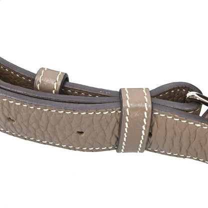 Hermes Etoupe Gray Togo So Kelly 22 Shoulder Bag