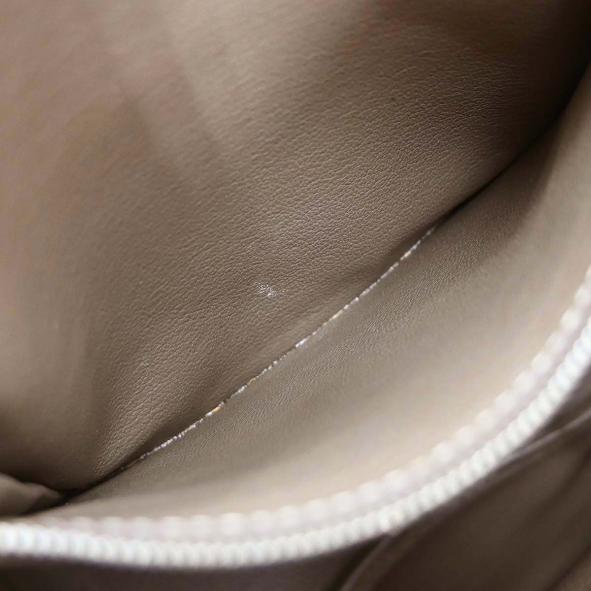 Hermes Etoupe Gray Togo So Kelly 22 Shoulder Bag