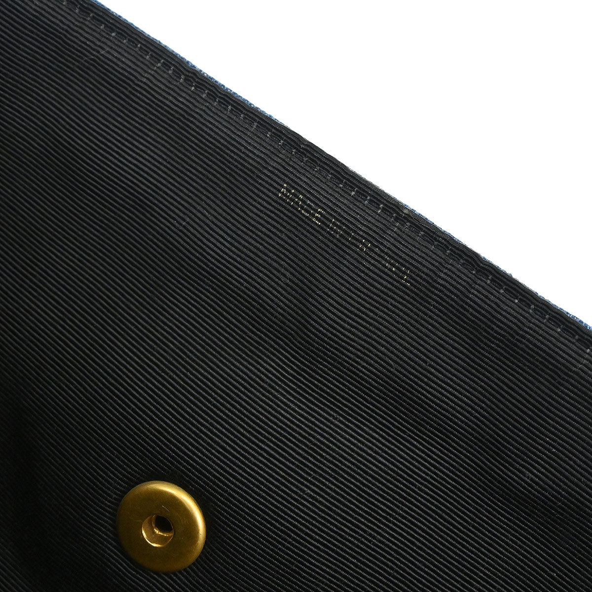Chanel 1991-1994 Blue Denim Maxi Straight Flap Shoulder Bag