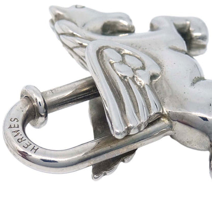 Hermes 1993 Le Cheval Pegasus Cadena Silver Small Good