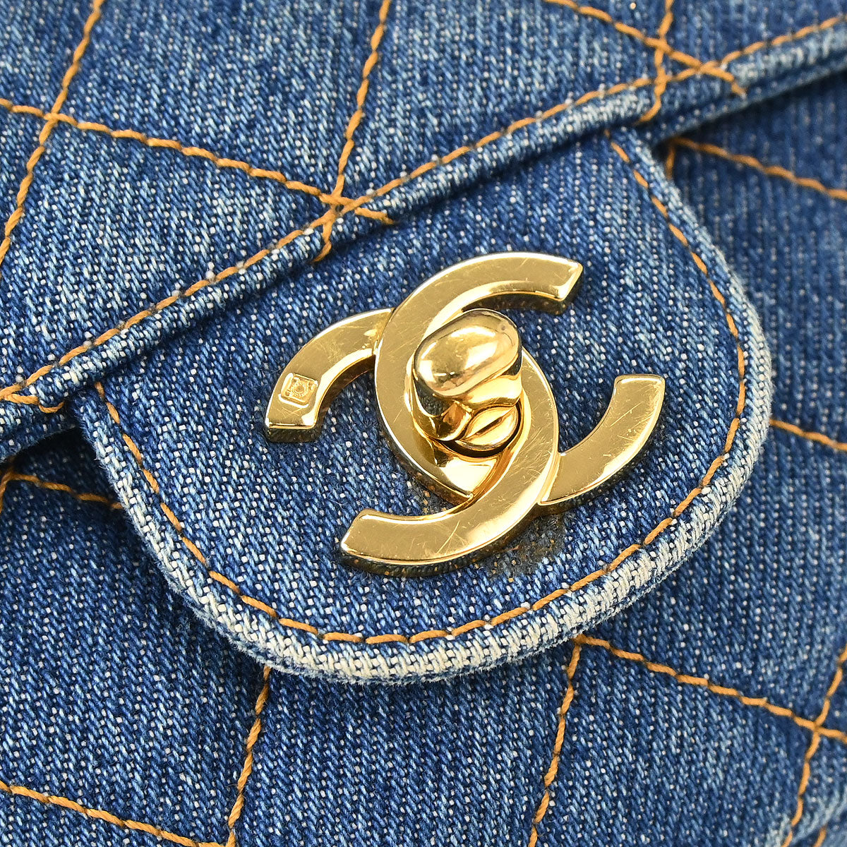 Chanel 1996-1997 Blue Denim Classic Flap Backpack
