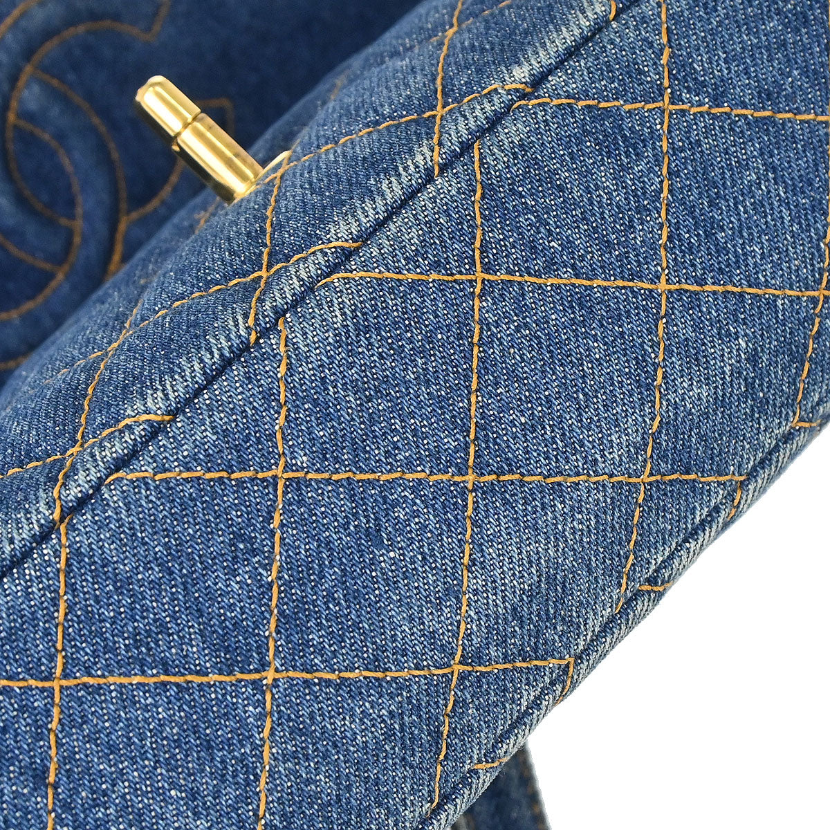 Chanel 1996-1997 Blue Denim Classic Flap Backpack
