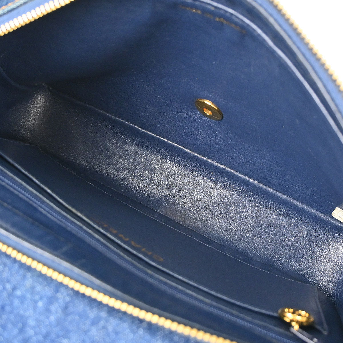 Chanel 1996-1997 Blue Denim Classic Flap Backpack