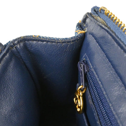 Chanel 1996-1997 Blue Denim Classic Flap Backpack
