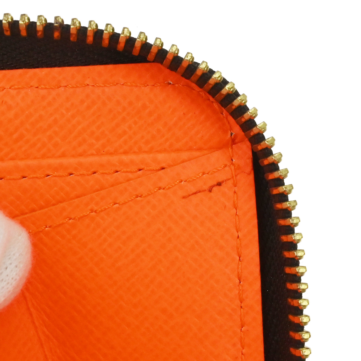 Louis Vuitton Orange Monogram Graffiti Zippy Wallet M93711