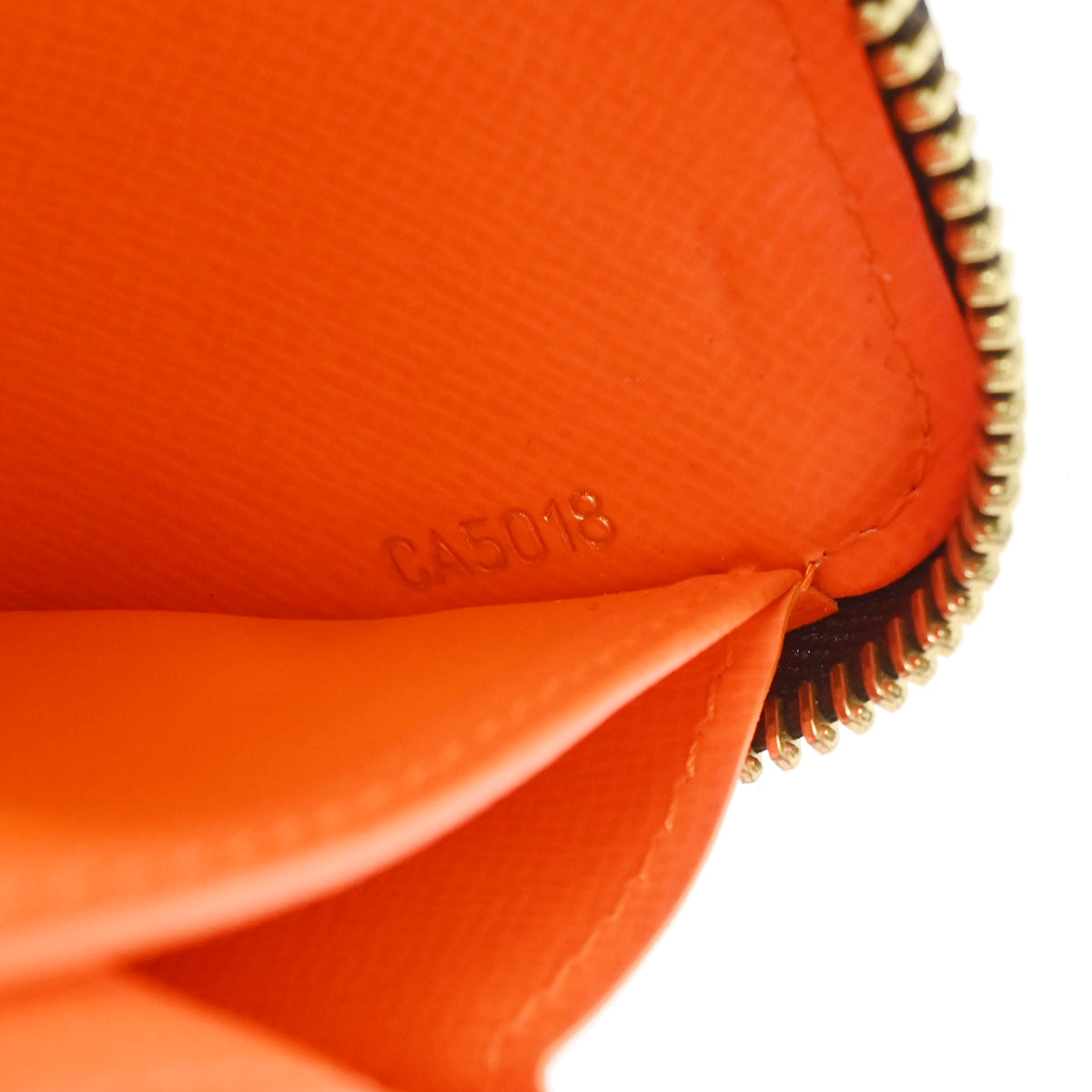 Louis Vuitton Orange Monogram Graffiti Zippy Wallet M93711
