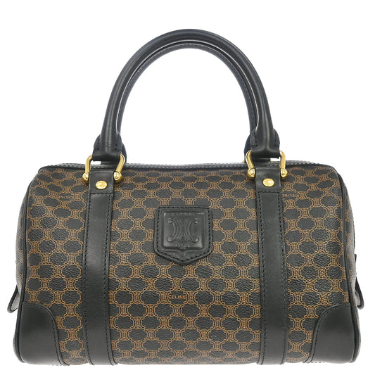 Celine Black Macadam Handbag