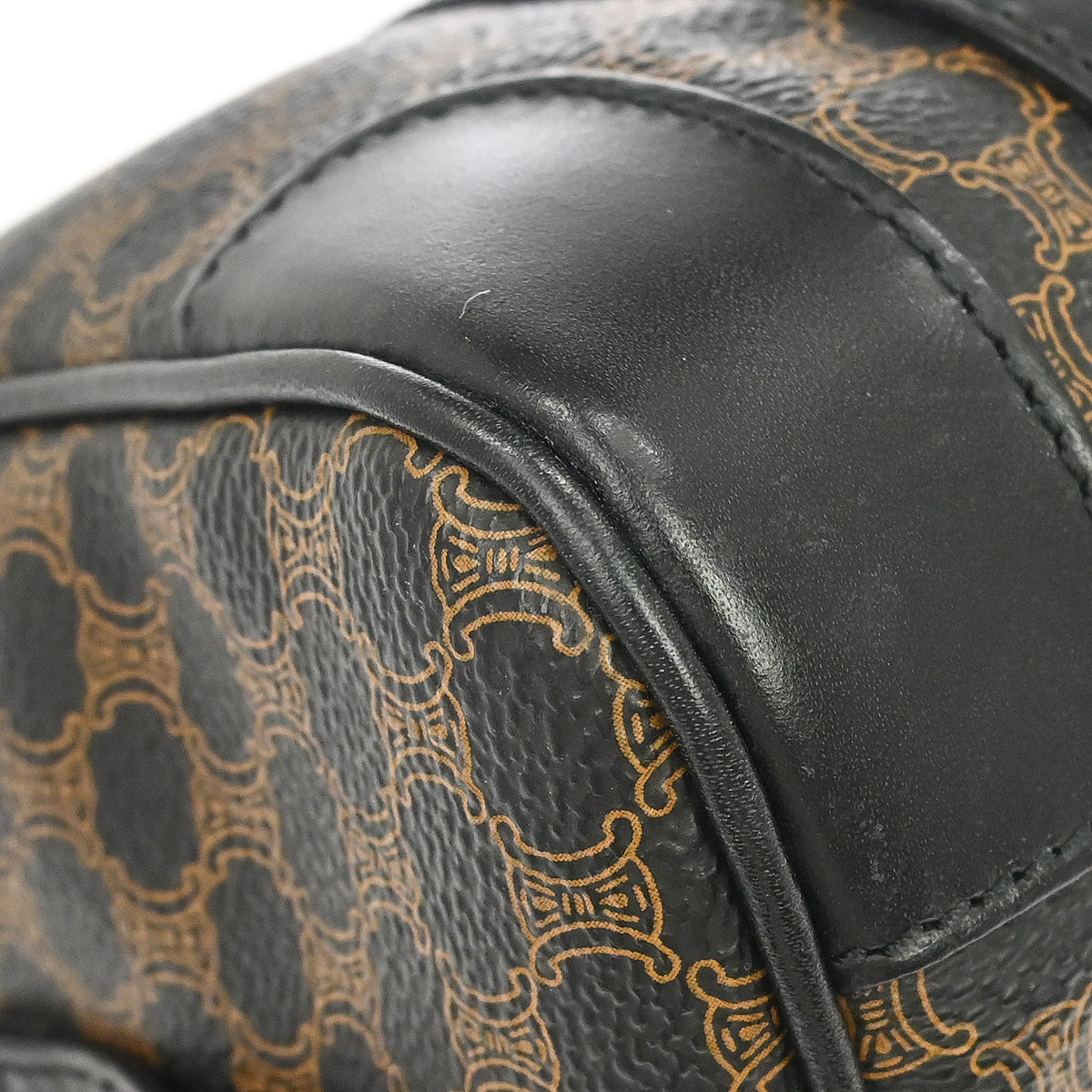 Celine Black Macadam Handbag