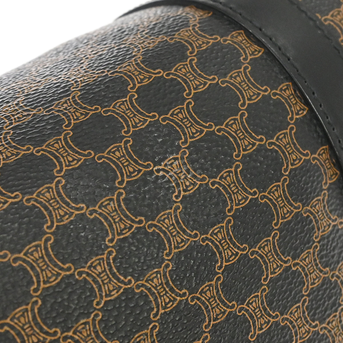 Celine Black Macadam Handbag