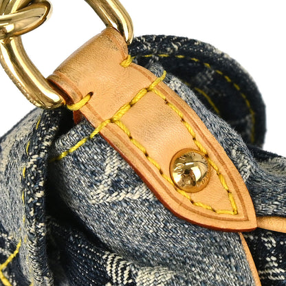 Louis Vuitton Blue Monogram Denim Mini Pleaty Raye Handbag M95333