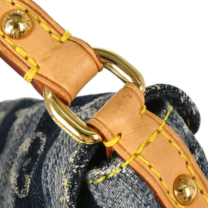 Louis Vuitton Blue Monogram Denim Mini Pleaty Raye Handbag M95333