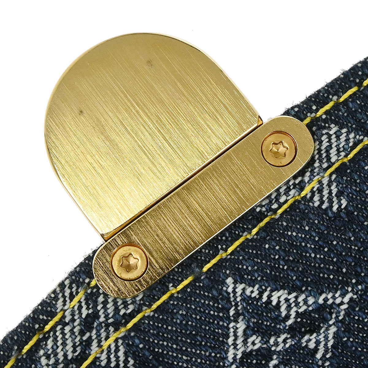 Louis Vuitton Blue Monogram Denim Mini Pleaty Raye Handbag M95333