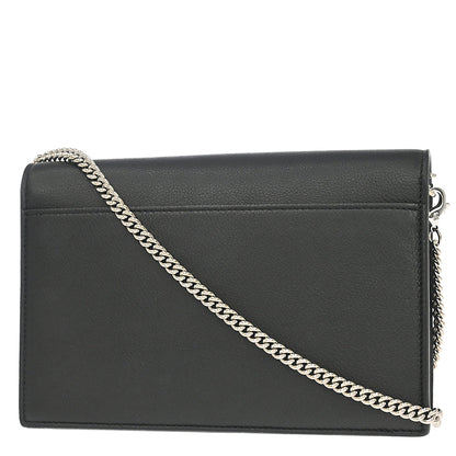 Louis Vuitton 2019 Black Calfskin Pochette Lockme Shoulder Bag M63471