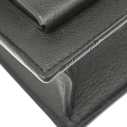 Louis Vuitton 2019 Black Calfskin Pochette Lockme Shoulder Bag M63471