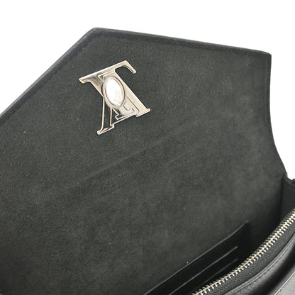 Louis Vuitton 2019 Black Calfskin Pochette Lockme Shoulder Bag M63471