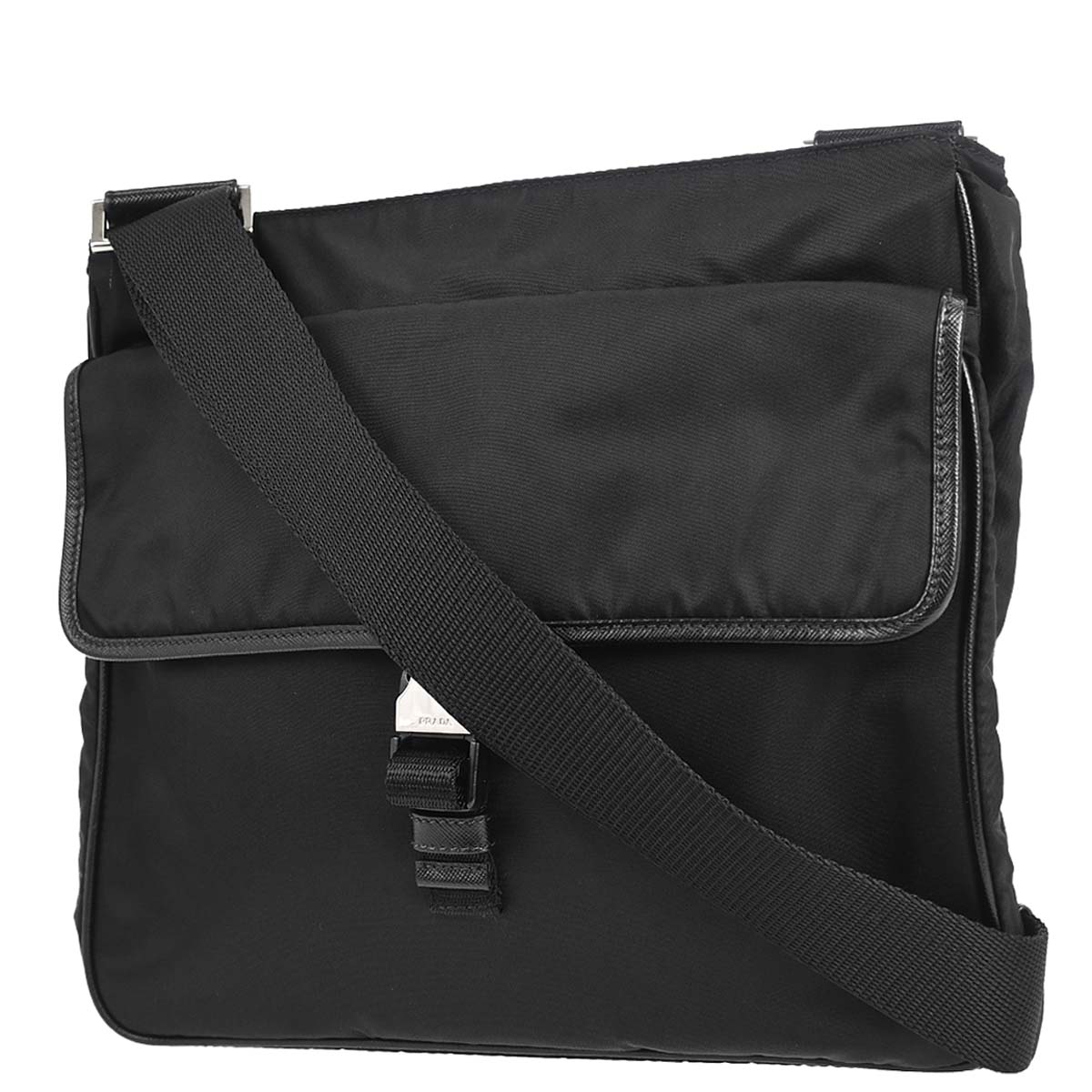 Prada Black Nylon Shoulder Bag