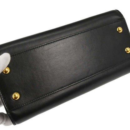Saint Laurent Black Calfskin Baby Cabas 2way Shoulder Handbag