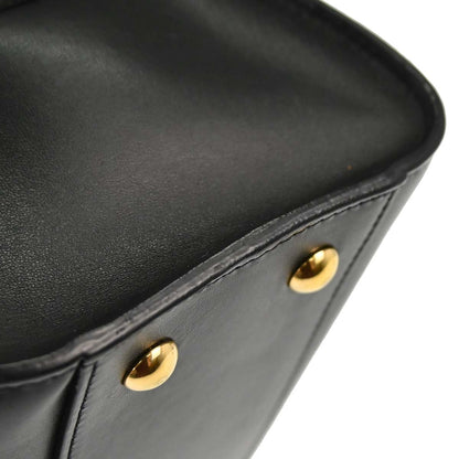 Saint Laurent Black Calfskin Baby Cabas 2way Shoulder Handbag
