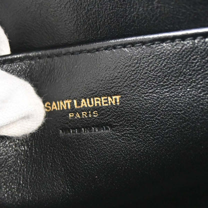 Saint Laurent Black Calfskin Baby Cabas 2way Shoulder Handbag