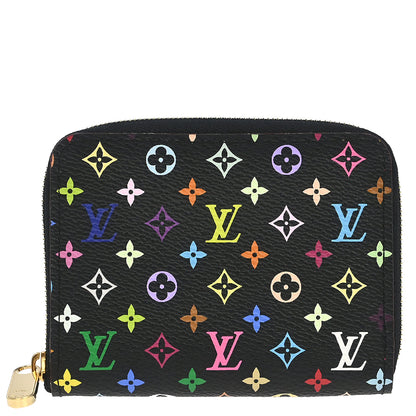 Louis Vuitton Black Multicolor Zippy Coin Purse Wallet M93740