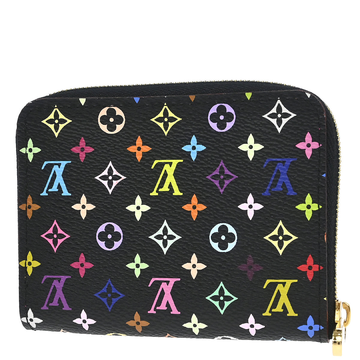 Louis Vuitton Black Multicolor Zippy Coin Purse Wallet M93740