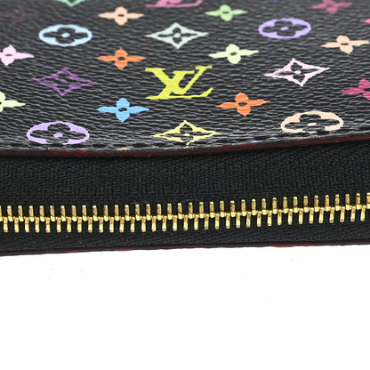 Louis Vuitton Black Multicolor Zippy Coin Purse Wallet M93740