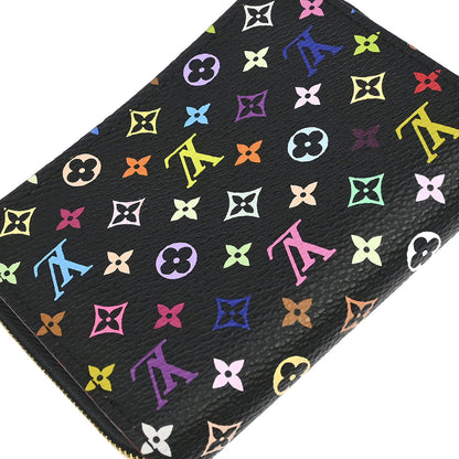 Louis Vuitton Black Multicolor Zippy Coin Purse Wallet M93740