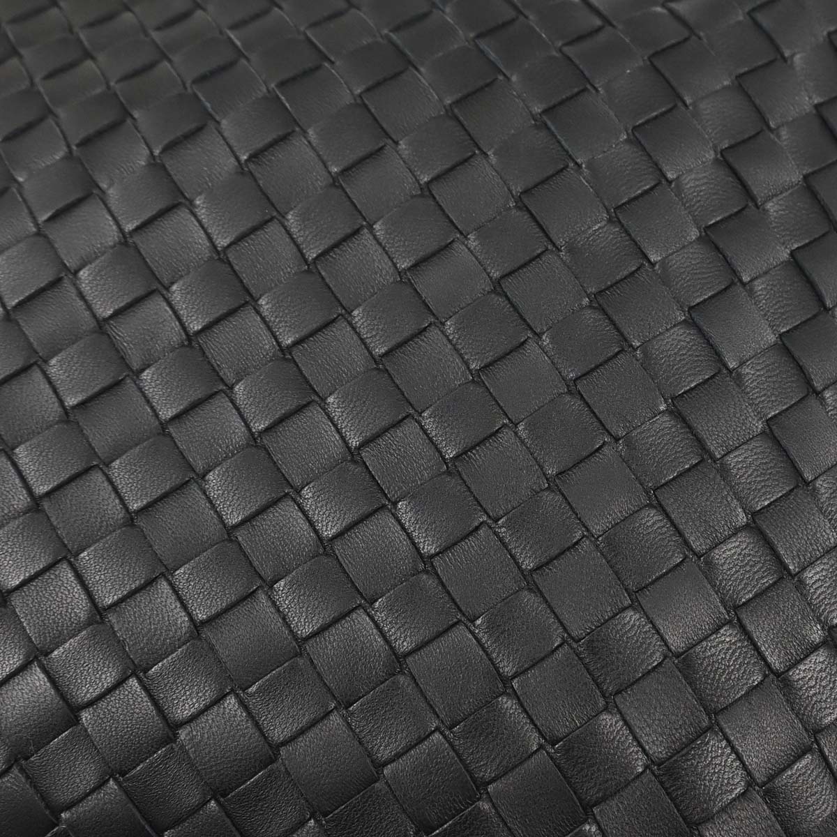 Bottega Veneta Black Lambskin Intrecciato Hobo Handbag