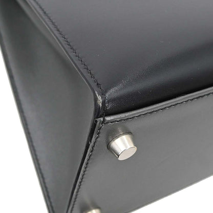 Hermes Tricolor Box Calf Kelly 32 Sellier 2way Shoulder Handbag