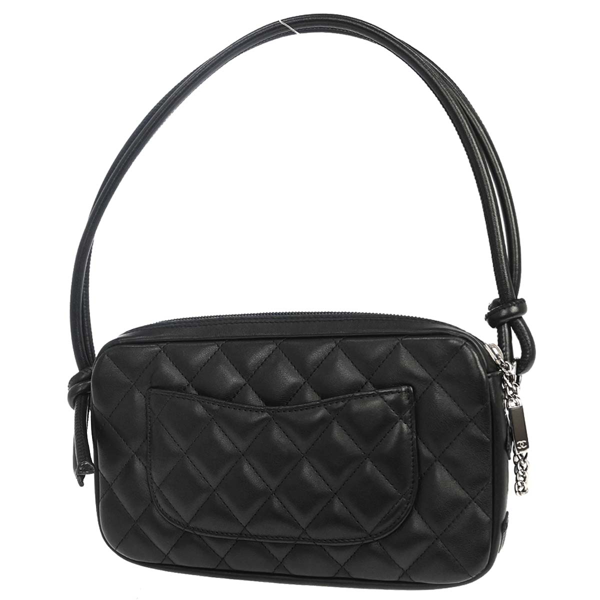 Chanel Black Calfskin Cambon Ligne Handbag