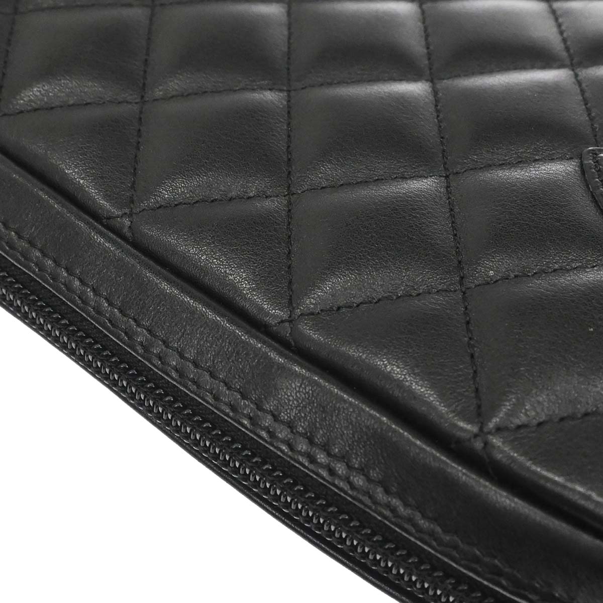 Chanel Black Calfskin Cambon Ligne Handbag