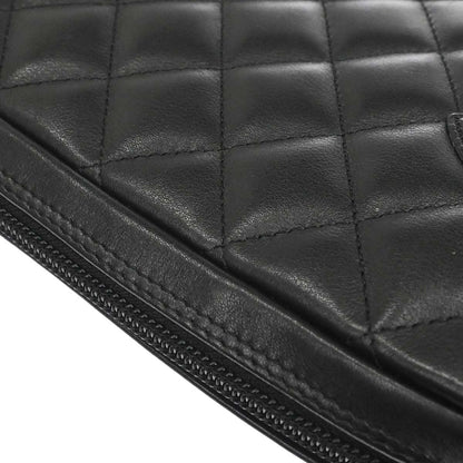 Chanel Black Calfskin Cambon Ligne Handbag