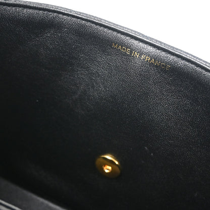 Chanel 1996-1997 Black Caviar Skin Medium Diana Shoulder Bag